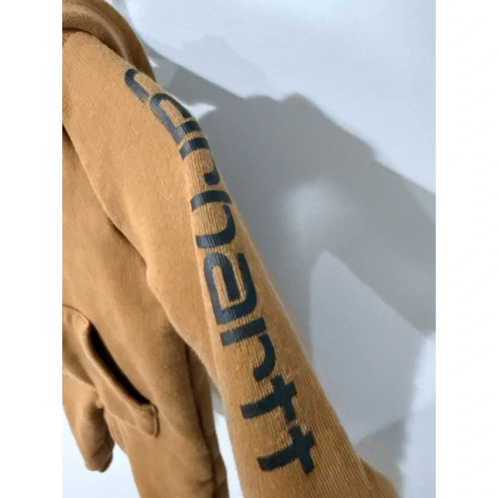 Carhartt Baby 3M Brown Zip Up Hooded One‎ Piece Infant One Piece V